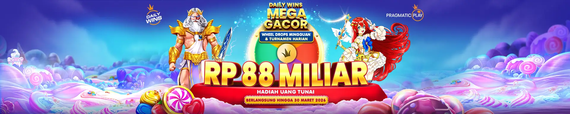Daily Wins Mega Gacor dengan Wheel Drops Mingguan